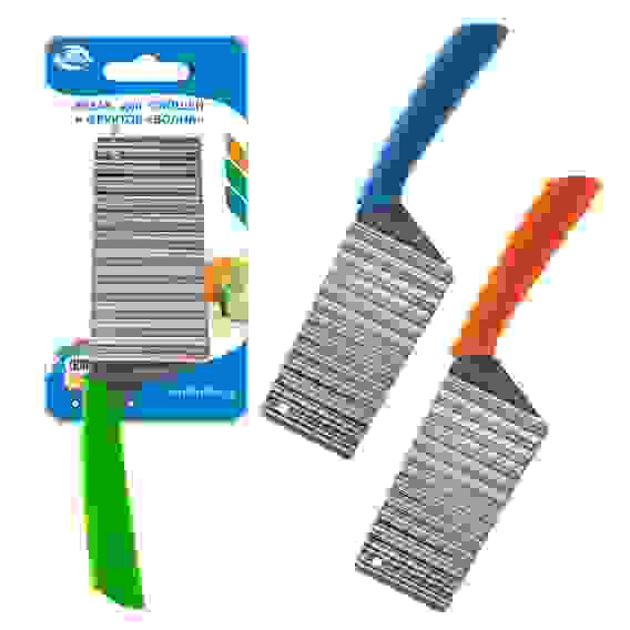 Резак для овощей и фруктов &quot;Волна&quot; 3цв. DH53-132