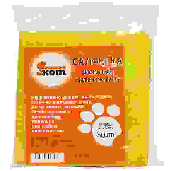 Салфетка вискозная универсальная 30*30см (5шт) (85)