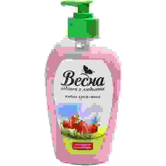 Мыло жидкое &quot; Весна&quot; Земляника со сливками с дозатором,280 гр