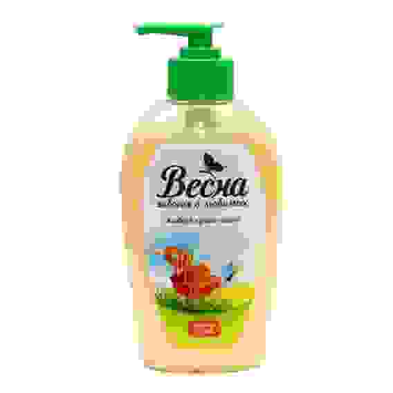 Мыло жидкое "Весна" молоко и мед с дозатором,280 гр