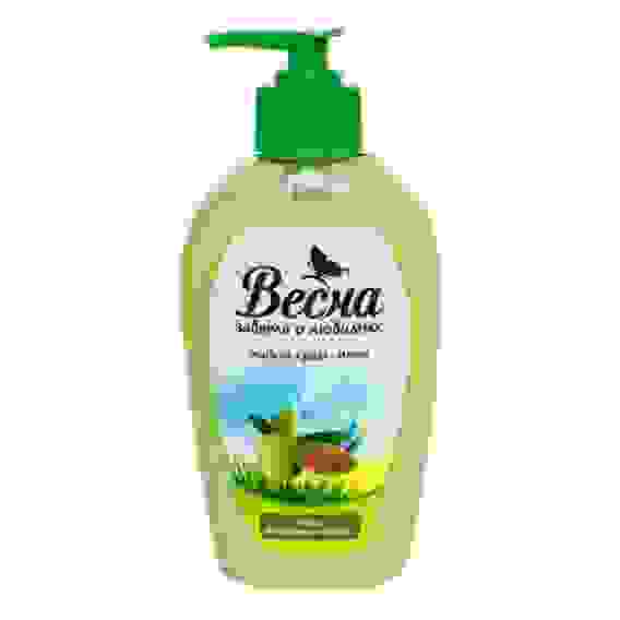 Мыло жидкое \"Весна\" олива и минд. молочко с дозатором,280 гр