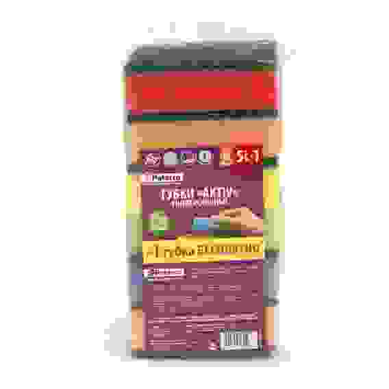 Губки кухонные AKTIV (maxi), PATERRA, 5 шт. в упаковке, 65 х 95 мм, 406-001