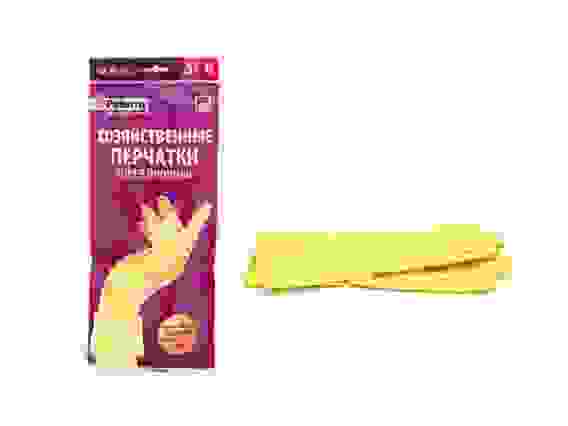 Перчатки резиновые SUPER ПРОЧНЫЕ, PATERRA, р-р S