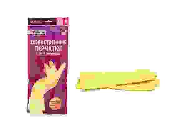 Перчатки резиновые SUPER ПРОЧНЫЕ, PATERRA, р-р L