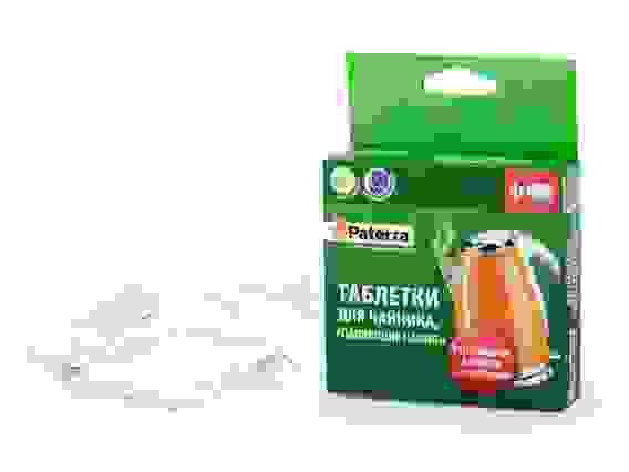 Таблетки для чайника, удаляющие накипь, PATERRA, 4 таблетки по 20 г