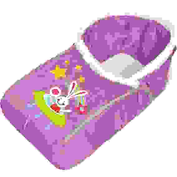 Сиденье с чехлом д/ног с рисунком и мехом для санок. СС3-2