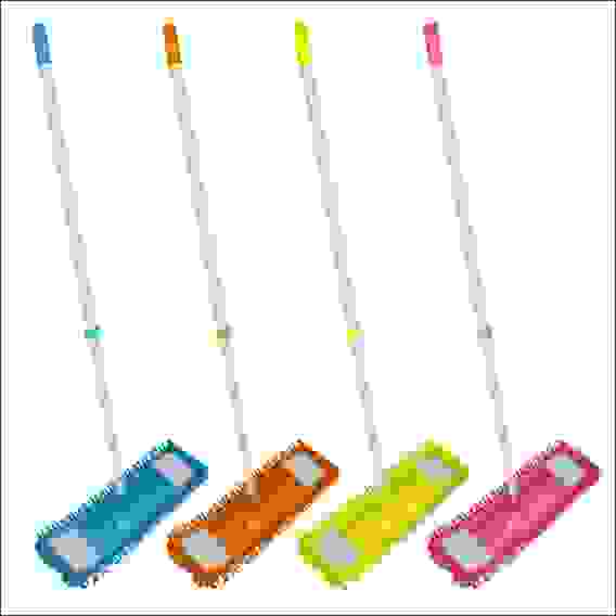 Швабра с телеск.руч."Ни соринки" 4 цв. TW58-64