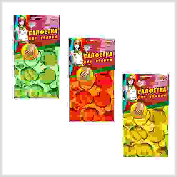 Салф д/уборки микрофибра (Яблочки) 30х30см 3 д НС58-76