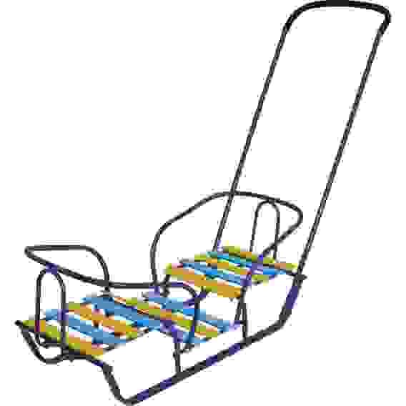 Санки-двойняшки сиреневый