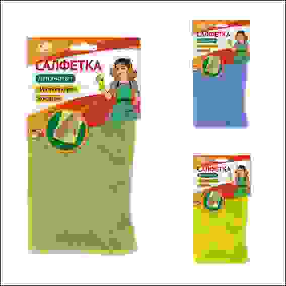 Салфетка "Микрофибра" 30*30 см, 3 цв. LT58-77