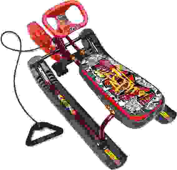 Снегокат &quot;Тимка спорт 1&quot; (ТС1 граффити красный (выс.540мм))