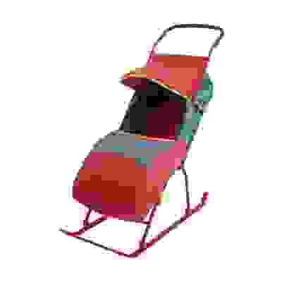 Санки дет. "Умка 2" коралл У2