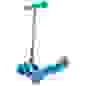 Самокат детский 3-колесный с Т-образной ручкой с регулируемой высотой ES-M007- синий