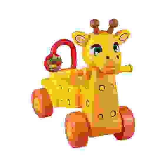 Каталка детская "Жираф" (желт.)(уп.2)