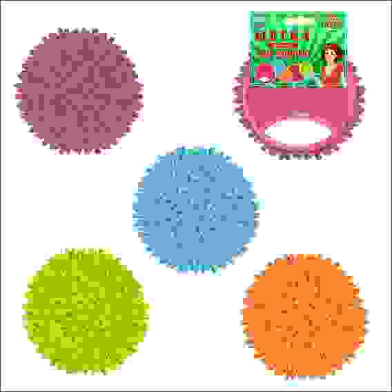 Щетка-рукавица д/уборки 4 цв LT58-86