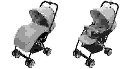 Коляска прогулочная EVERFLO E-501 (легковесная, склад.одним движением, перк.ручка) (Gray (Серый))