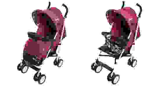 Коляска-трость ЕДУ-ЕДУ E-104 (стал.рама, 2 точеч.ремень, съемн.бампер, накид) (Purple (фиолетовый))