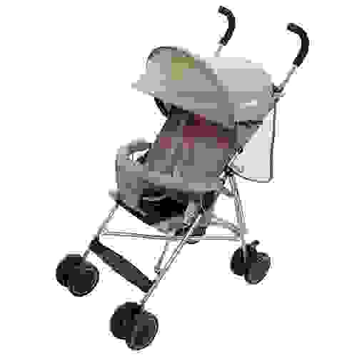 Коляска-трость ЕДУ-ЕДУ E-101 (стал.рама, 1 полож. спинки, 2 точеч.ремень, съемн.бампер) бежевый