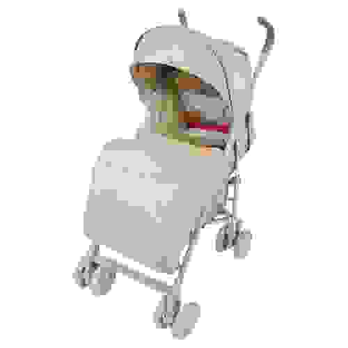 Коляска-трость ЕДУ-ЕДУ E-68 (рег. спинка, рег. подножка, съемн.бампер, накид) бежевый