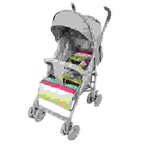 Коляска-трость ЕДУ-ЕДУ E-68 (рег. спинка, рег. подножка, съемн.бампер, накид) бежевый