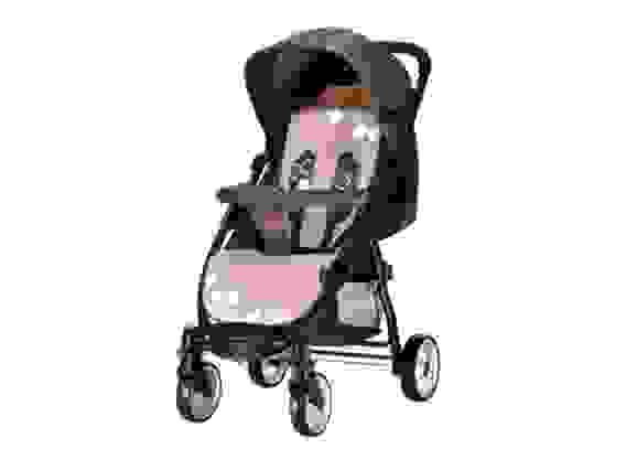 Коляска EVERFLO прогулочная E-460 (регулир. спинка, стальная рама) коричневый