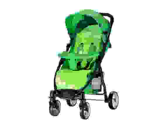 Коляска EVERFLO прогулочная E-460 (регулир. спинка, стальная рама) зелёный