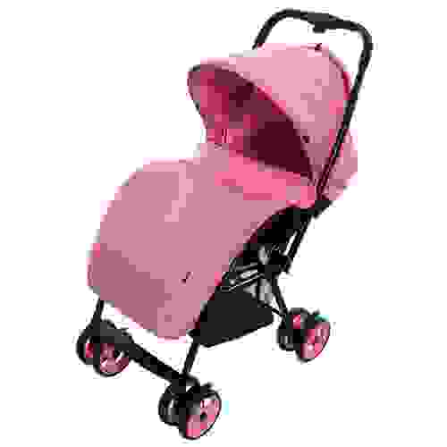 Коляска прогулочная EVERFLO E-501 (легковесная, склад.одним движением, перк.ручка) (Flamingo)