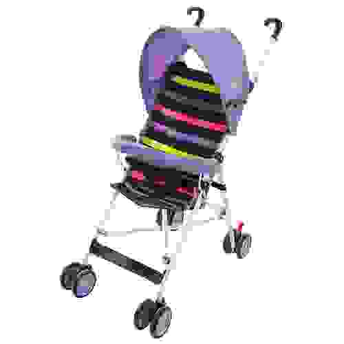 Коляска-трость ЕДУ-ЕДУ ECO (стал.рама, 5 точеч.ремень, съемн. чехол) фиолетовый