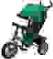 Трехколесный велосипед PILOT зеленый надувные колеса 12' и 10'