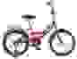 Велосипед NOVATRACK 16&quot;, URBAN, красный, тормоз нож., цветн.крылья, багажник хром., #107110