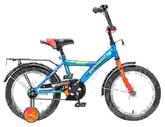 Велосипед NOVATRACK 18&quot;, ASTRA синий, защита А-тип, крылья и багажник хром. #098598