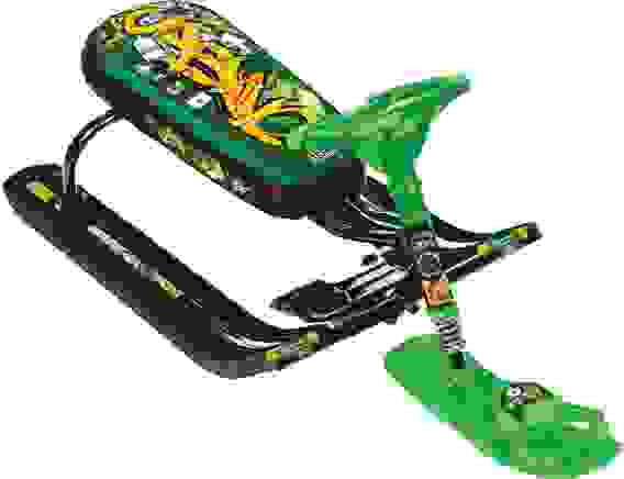 Снегокат "Тимка спорт 5" (ТС5/ГЗ Граффити зеленый (выс.440мм))