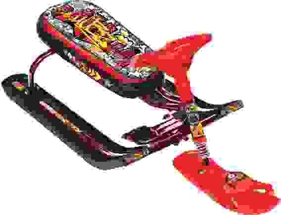 Снегокат &quot;Тимка спорт 5&quot; (ТС5/ГК Граффити красный (выс.440мм))