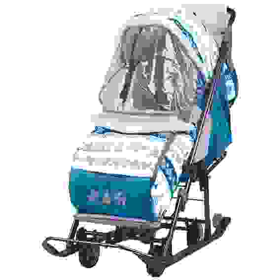 Коляска комбинированная &quot;Нашидетки&quot; (НДТ/4 скандинавский синий)