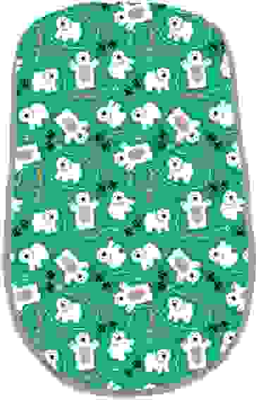 Матрасик универсальный (МК с медвежатами на изумрудном)