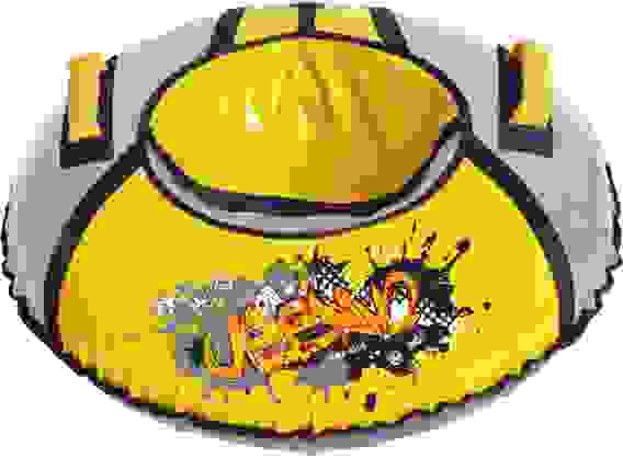 Тюбинг ТБ1КР-85 с рисунком Граффити (желтый/серебро ТБ1КР-85/ГР2)