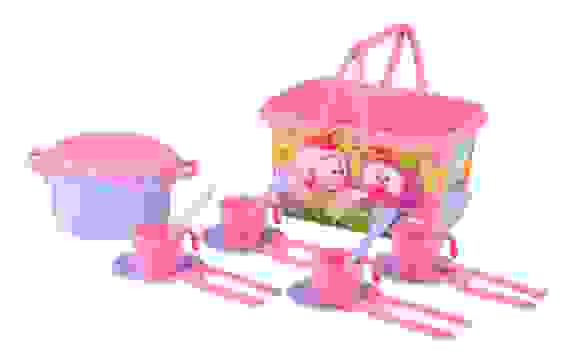 Набор игруш. посуды &quot;Смешарики&quot; столовый 4 персоны