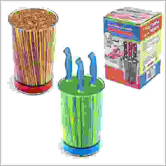 Подставка для ножей - высота 18см, диаметр 11см 2 цв. AN60-56