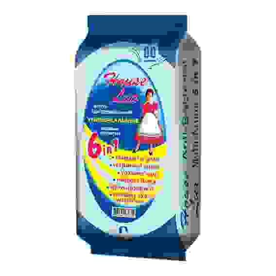 Салфетки антибактер. универсал. влаж. 6 in 1 House Lux" № 80 48261