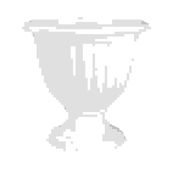 Вазон &quot;Жасмин&quot; 12л. (белый)(уп.10)