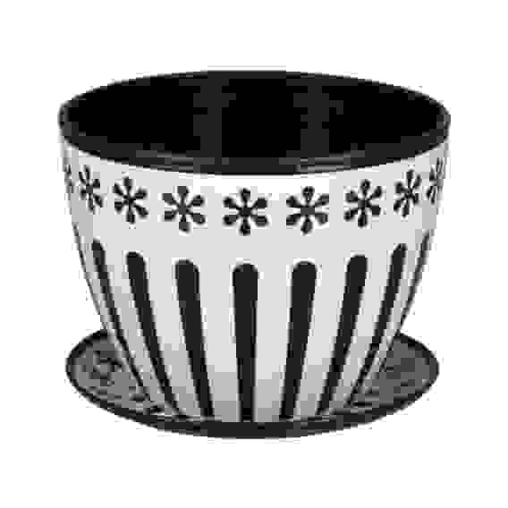 Горшок цв. &quot;Валенсия&quot; 1,7л с под(кор-сл.кос)(уп18)