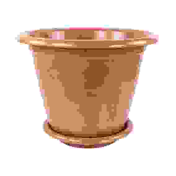 Горшок цв. &quot;Виола&quot; 16л. с под. (корич.)(уп.10)