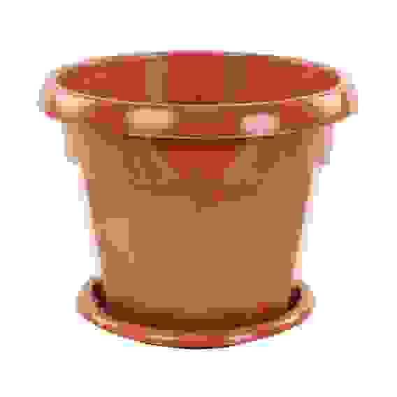 Горшок цв. &quot;Гармония&quot; 1,5л. с под. (корич.)(уп.30)