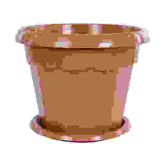 Горшок цв. &quot;Гармония&quot; 4л. с под. (корич.)(уп.20)