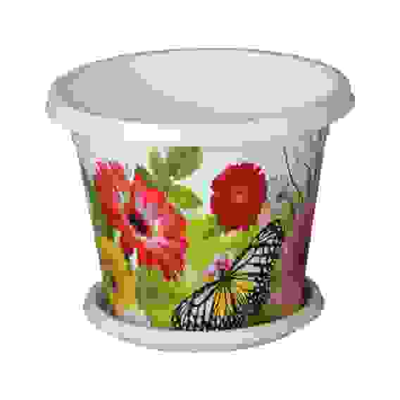 Горшок-Кашпо "Палитра" 1л. с под. (уп.20)