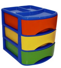 Бокс для хранения COMBI с выдвигающимися ящиками 3 отделения