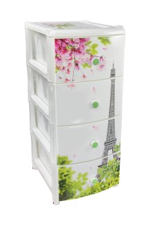 Комод &quot;Париж&quot; 4-х секционный (500х390х980мм)
