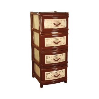 Комод 4-х секционный (корич.) (480х380х980мм)