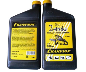 Масло для 2х-тактных двигателей минеральное TSC-3 0.1л / CHAMPION