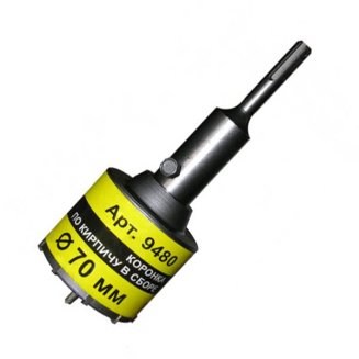 Коронка по кирпичу в сборе Энкор SDS+TC 70x50